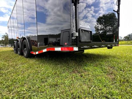 New 2026 Luxe 8.5x28 Race Trailer-Finished Interior-5200LB Triple Torsion-- RECESSED E TRACK
