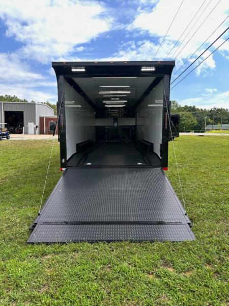 New 2026 Luxe 8.5x28 Race Trailer-Finished Interior-5200LB Triple Torsion-- RECESSED E TRACK