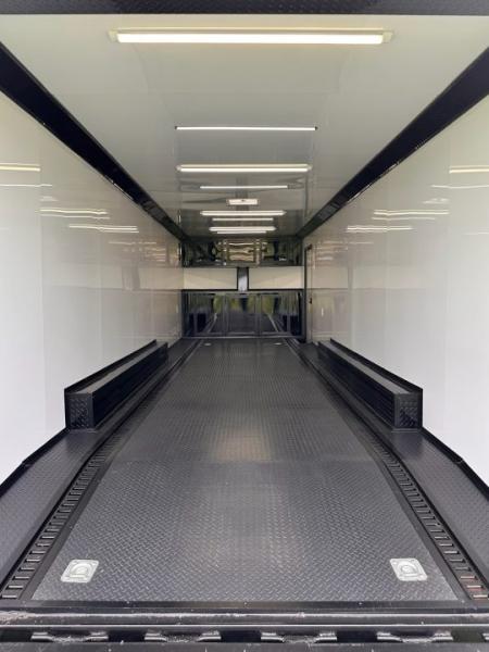 New 2026 Luxe 8.5x28 Race Trailer-Finished Interior-5200LB Triple Torsion-- RECESSED E TRACK
