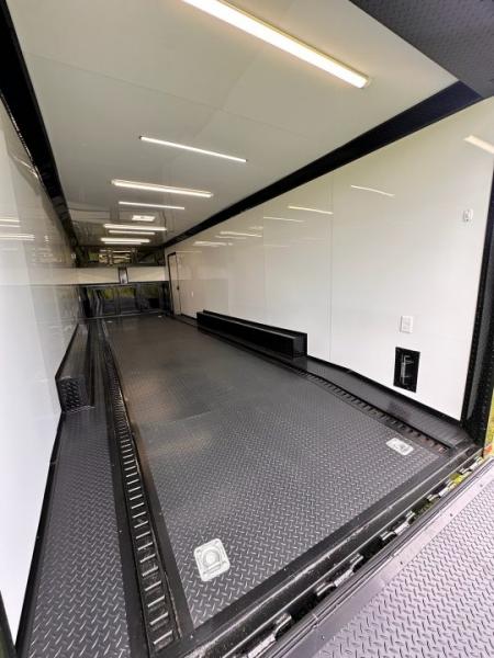 New 2026 Luxe 8.5x28 Race Trailer-Finished Interior-5200LB Triple Torsion-- RECESSED E TRACK
