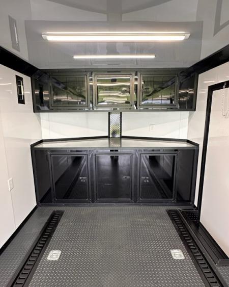 New 2026 Luxe 8.5x28 Race Trailer-Finished Interior-5200LB Triple Torsion-- RECESSED E TRACK