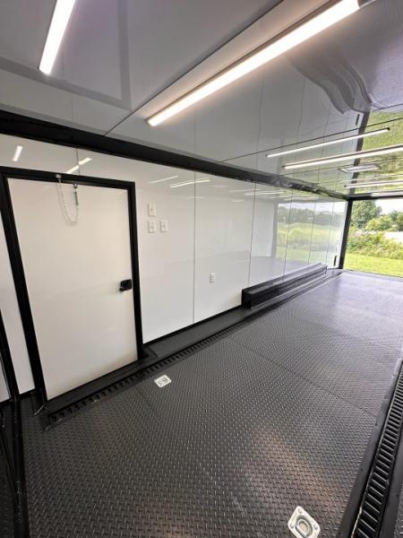 New 2026 Luxe 8.5x28 Race Trailer-Finished Interior-5200LB Triple Torsion-- RECESSED E TRACK
