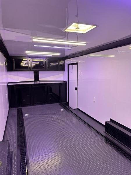 New 2026 Luxe 8.5x28 Race Trailer-Finished Interior-5200LB Triple Torsion-- RECESSED E TRACK