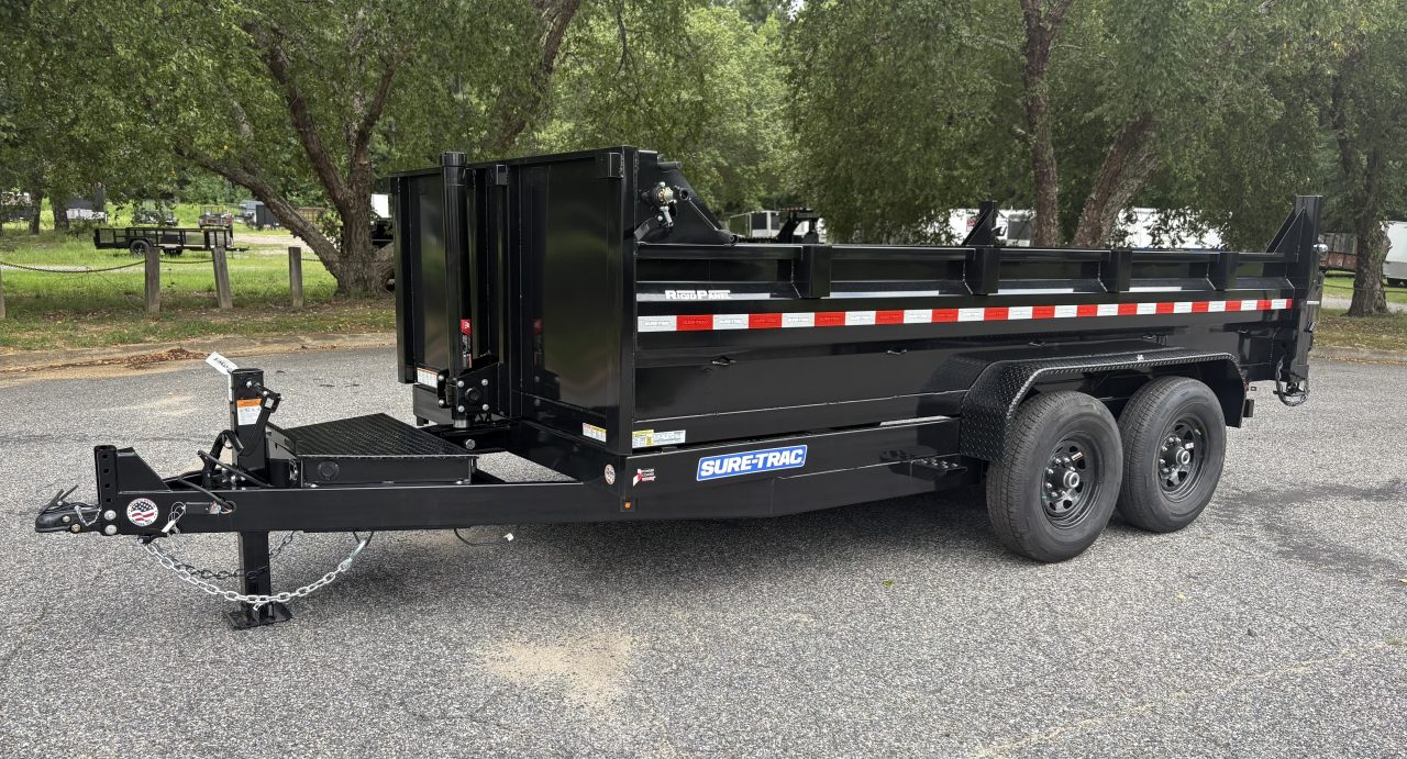 New 2026 Sure-Trac 7x14 Dump 14k Trailer