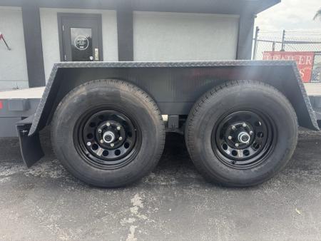 New 2027 Covered Wagon Trailers 7X18 10K PROSPECTOR WITH COBRA LINED DECK Car or Equipment Trailer