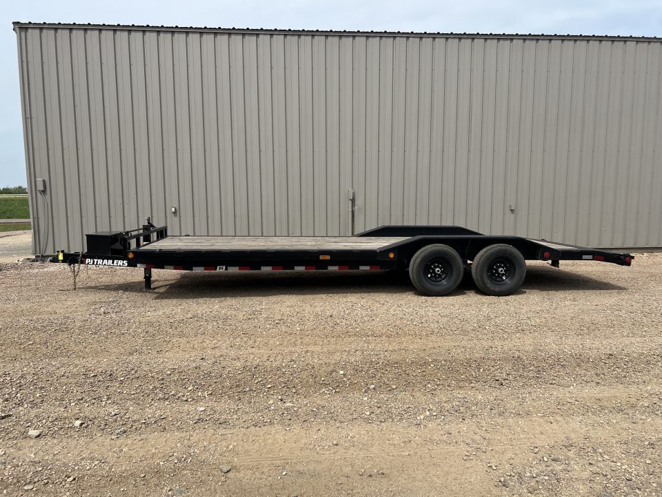 Used 2023 PJ Trailers 24' B6 Superwide Equipment Trailer