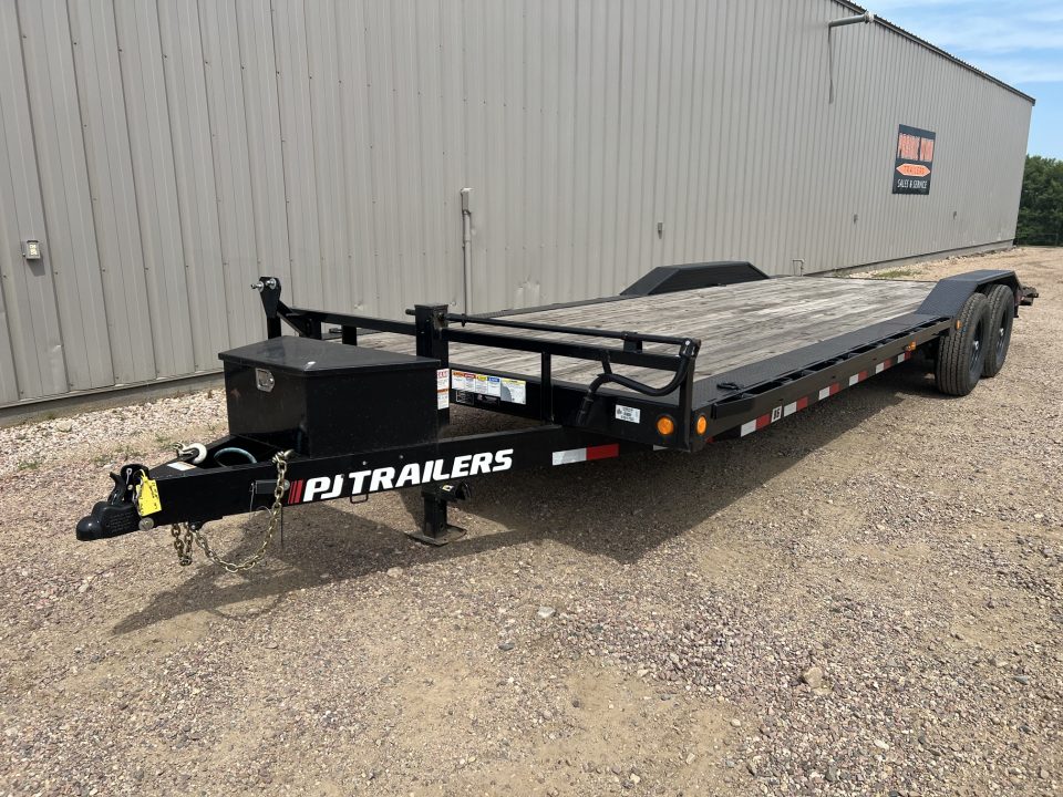Used 2023 PJ Trailers 24' B6 Superwide Equipment Trailer