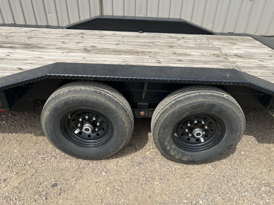Used 2023 PJ Trailers 24' B6 Superwide Equipment Trailer