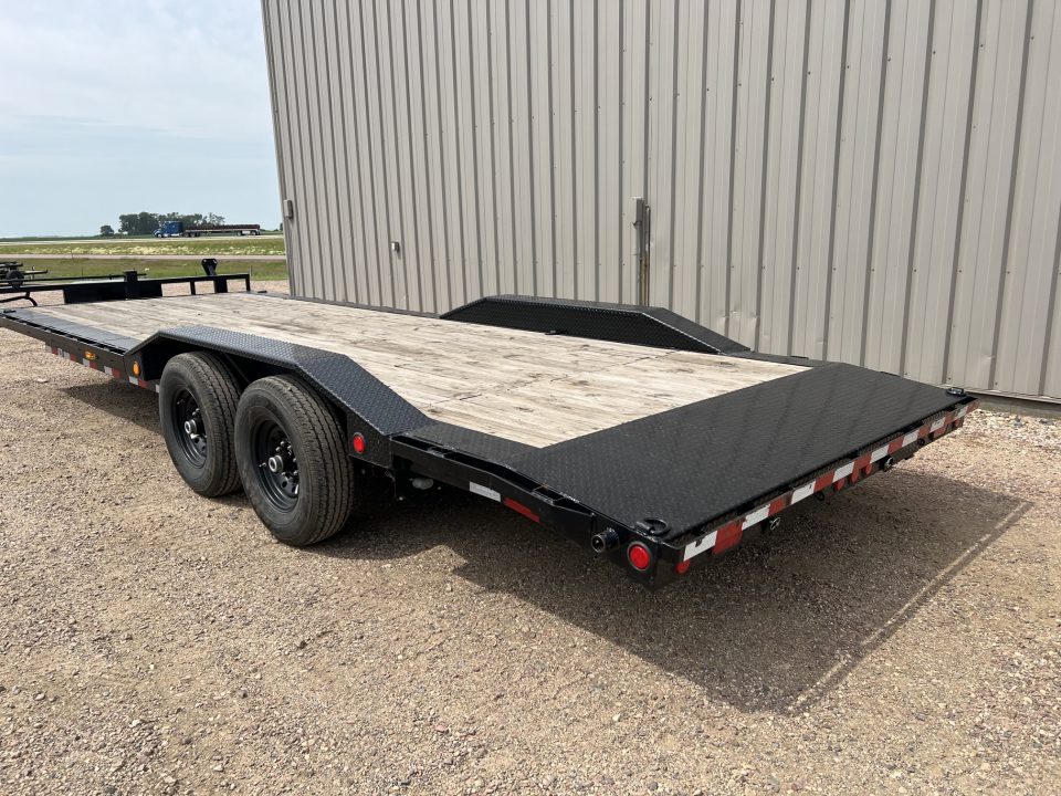 Used 2023 PJ Trailers 24' B6 Superwide Equipment Trailer