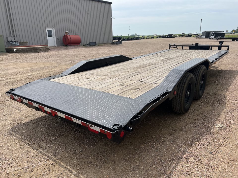Used 2023 PJ Trailers 24' B6 Superwide Equipment Trailer