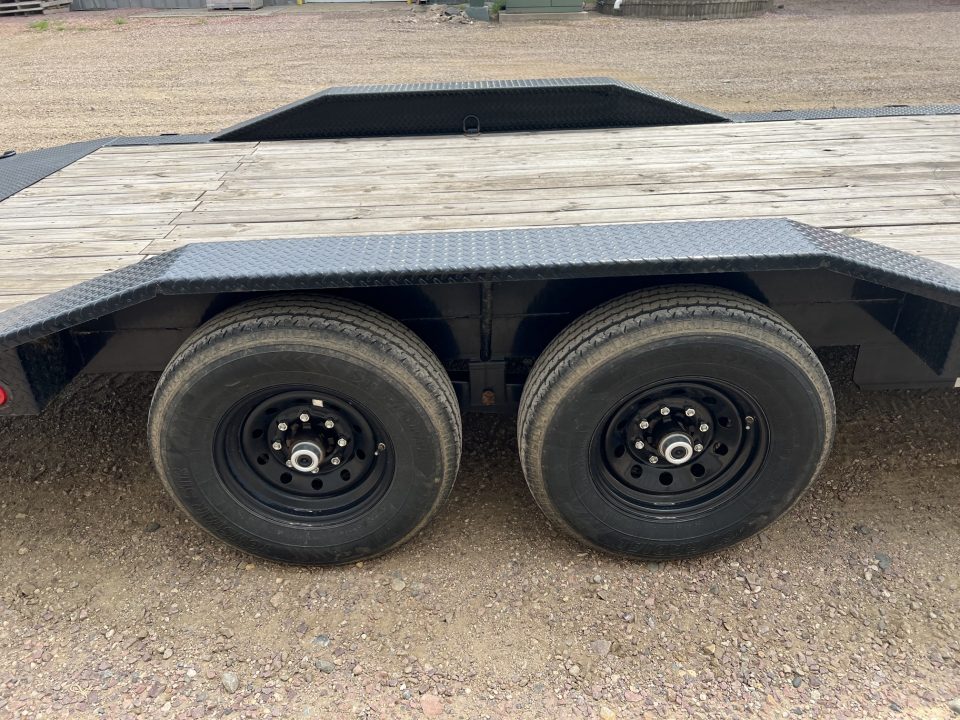 Used 2023 PJ Trailers 24' B6 Superwide Equipment Trailer
