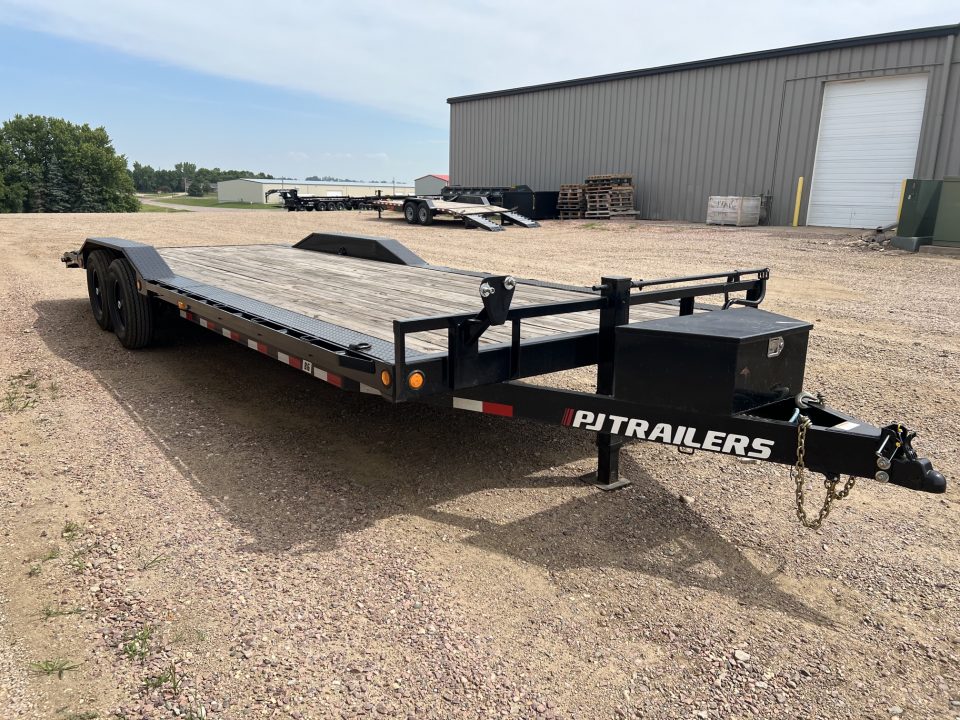 Used 2023 PJ Trailers 24' B6 Superwide Equipment Trailer