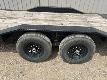 Used 2023 PJ Trailers 24' B6 Superwide Equipment Trailer