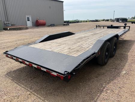 Used 2023 PJ Trailers 24' B6 Superwide Equipment Trailer