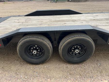 Used 2023 PJ Trailers 24' B6 Superwide Equipment Trailer