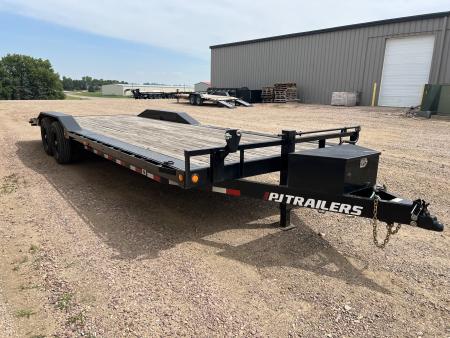 Used 2023 PJ Trailers 24' B6 Superwide Equipment Trailer