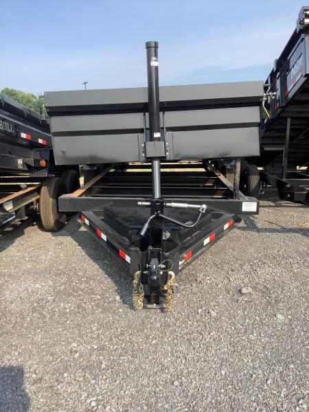 New 2027 Iron Bull 83x16 14999 GVWR 2' Sides W/Telescopic Cylinder Dump Trailer