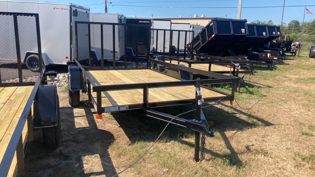 New 2026 P & T Trailers 6.5x12 Utility Trailer