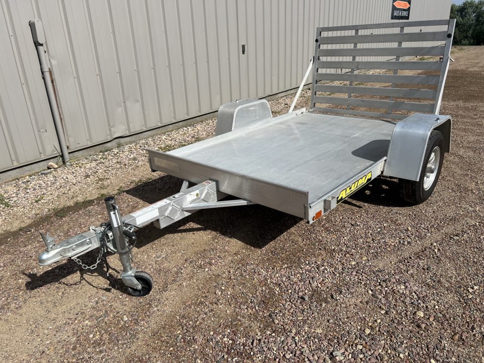 New 2019 Aluma 8' Aluminum Utility 638 Utility Trailer