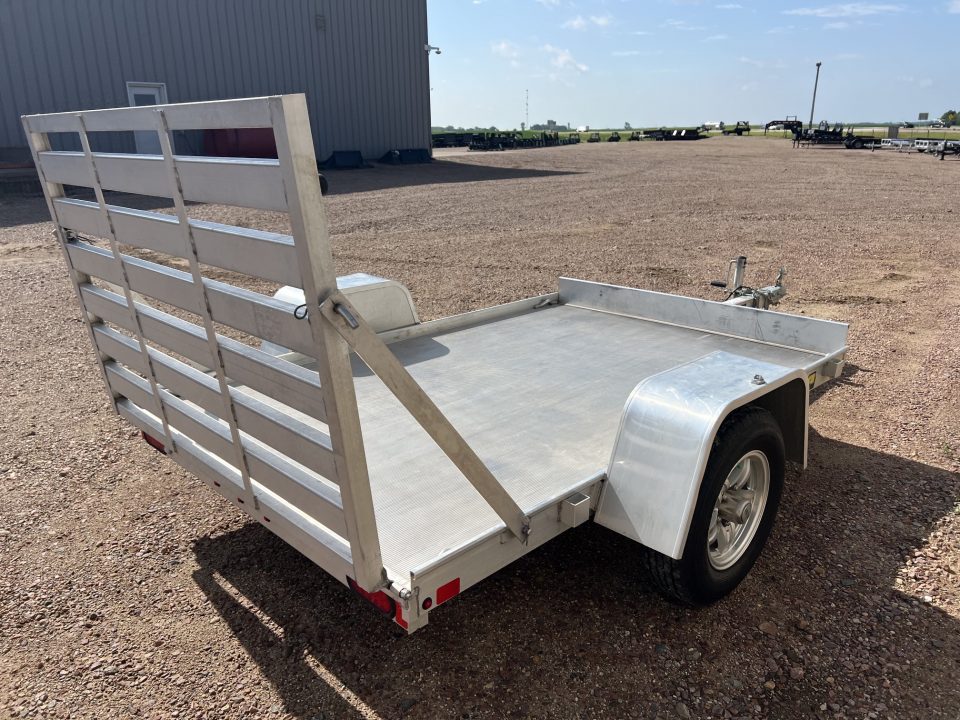 New 2019 Aluma 8' Aluminum Utility 638 Utility Trailer