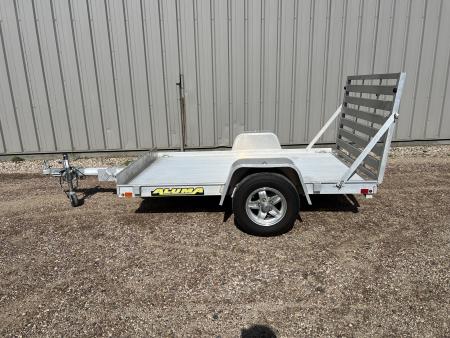 New 2019 Aluma 8' Aluminum Utility 638 Utility Trailer