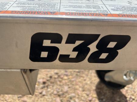 New 2019 Aluma 8' Aluminum Utility 638 Utility Trailer