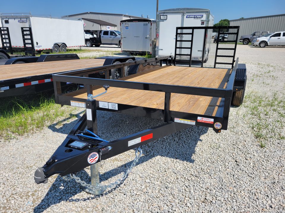 New 2026 Sure-Trac 7x18 Tube Top 10k Utility Trailer