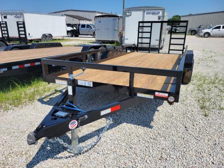 New 2026 Sure-Trac 7x18 Tube Top 10k Utility Trailer