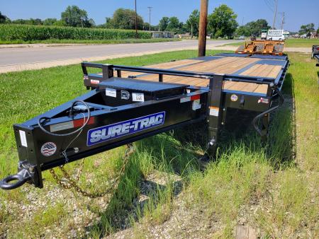 New 2026 Sure-Trac 8.5x20+5 Deckover Trailer