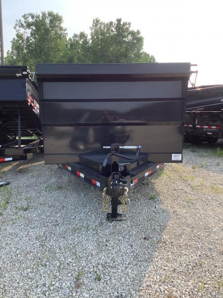 New 2027 Iron Bull 83x14 14999 GVWR 4' Sides W/Scissor Hoist Dump Trailer