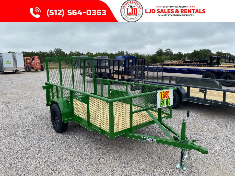 New 2026 Tiger Trailers 5' X 10' Utility Trailer