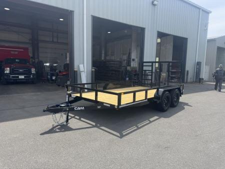 New 2026 Cam Superline P-UTT8214-070 7X14 TA Utility Trailer