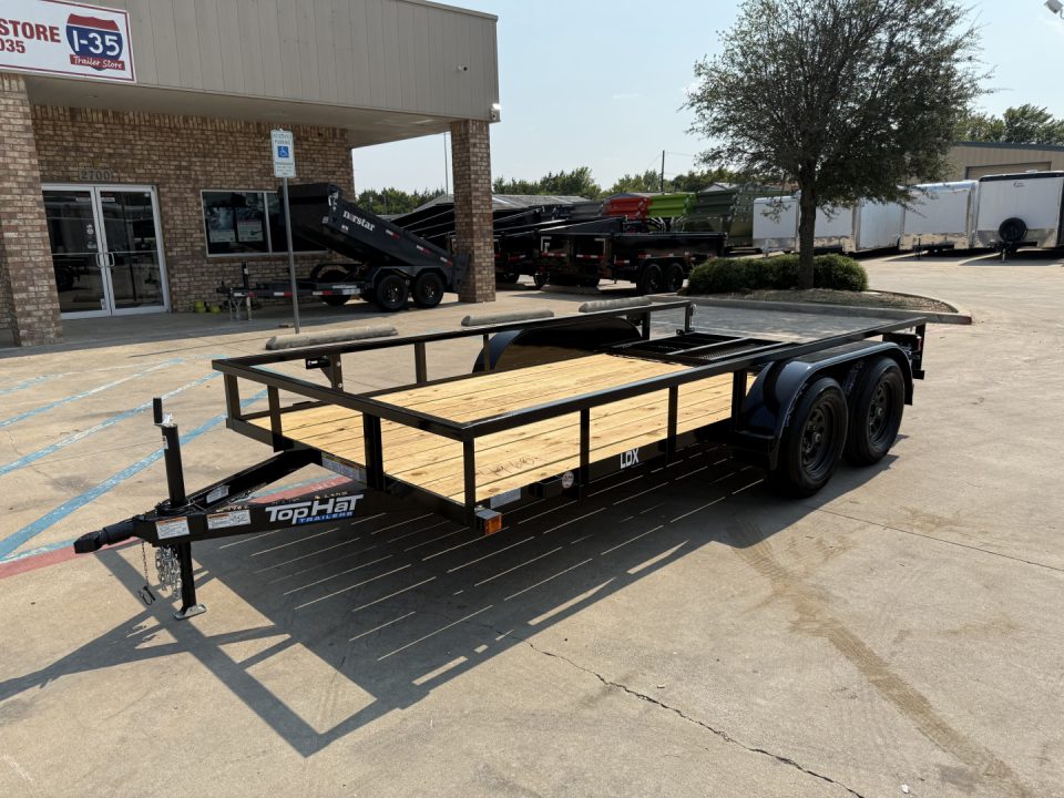 New 2026 Top Hat Trailers LDX 14X77 Utility Trailer