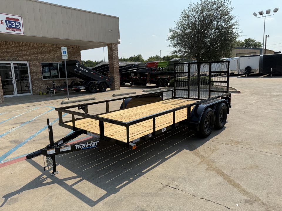 New 2026 Top Hat Trailers LDX 14X77 Utility Trailer