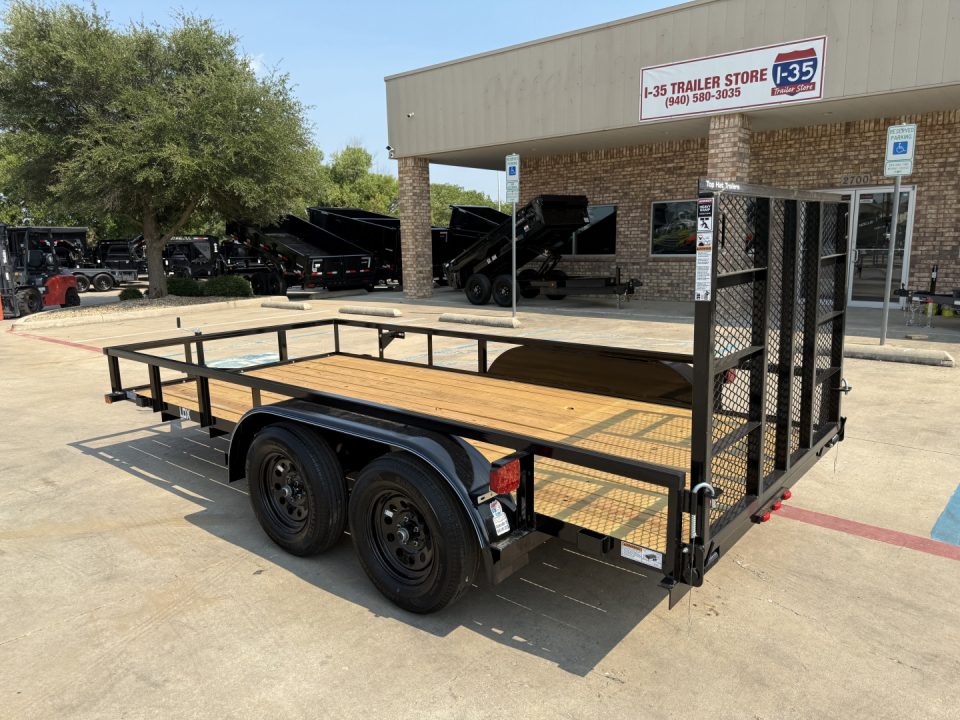 New 2026 Top Hat Trailers LDX 14X77 Utility Trailer