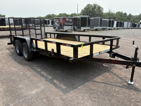 New 2027 Quality Trailers 16' (14' + 2' Dove) 7K Landscape Trailer