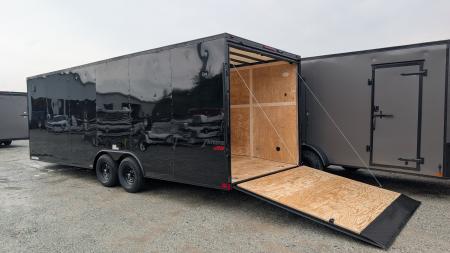 New 2027 Homesteader 8.5 x 24 HD SERIES Intrepid Car Hauler w/ Ramp (84" Inside)