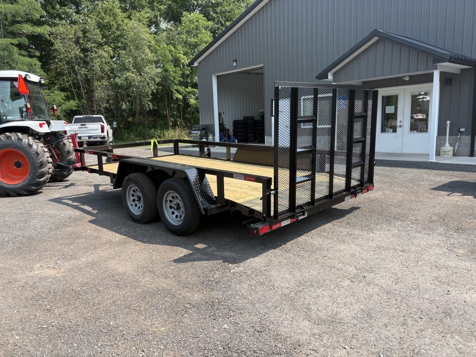 New 2027 Quality Trailers 14' (12'+2' Dove) 7K Landscape Trailer