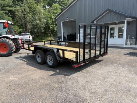 New 2027 Quality Trailers 14' (12'+2' Dove) 7K Landscape Trailer