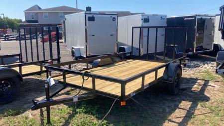 New 2026 P & T Trailers 6.5x12 Utility Trailer