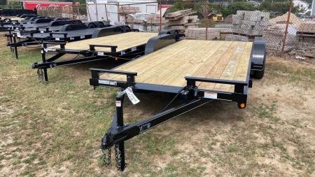 New 2026 P & T Trailers 18 wood deck Car Hauler
