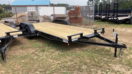 New 2026 P & T Trailers 18 wood deck Car Hauler