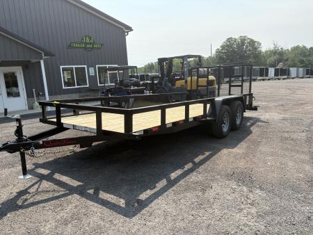 New 2027 Quality Trailers 18' (16'+2' Dove) 8.5K Landscape Trailer