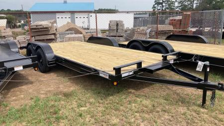 New 2026 P & T Trailers 18 wood deck Car Hauler