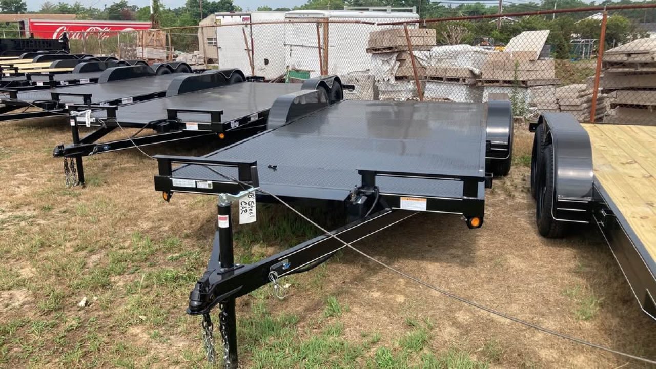 New 2026 P & T Trailers 18' steel deck Car Hauler