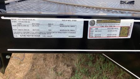 New 2026 P & T Trailers 18' steel deck Car Hauler