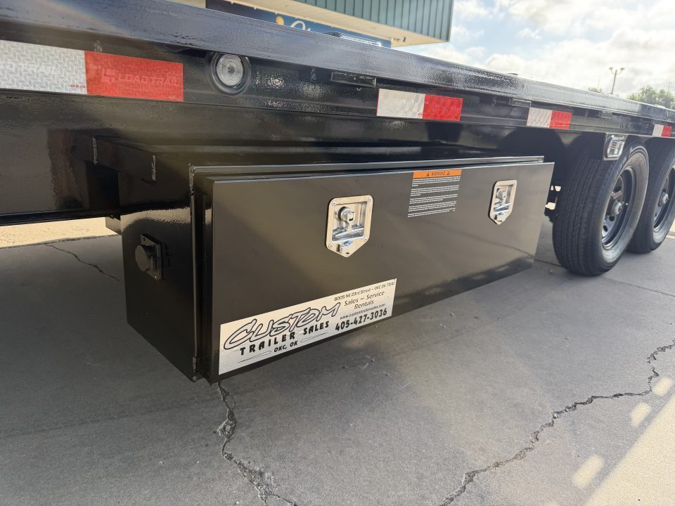 New #389927 2027 LOAD TRAIL PE 24 X 102 TANDEM AXLE BUMPER PULL 14K FULL BED FLATBED TILT