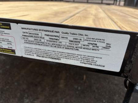 New 2027 Quality Trailers 14' 2990# Landscape Trailer