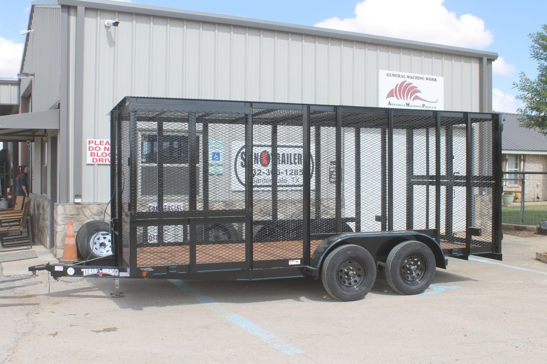 New 2026 Texas Bragg Trailers 83"X16' Trash Trailer Utility Trailer
