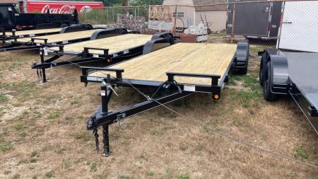 New 2026 P & T Trailers 20 wood deck Car Hauler